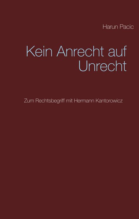 Produktbild: Kein Anrecht auf Unrecht