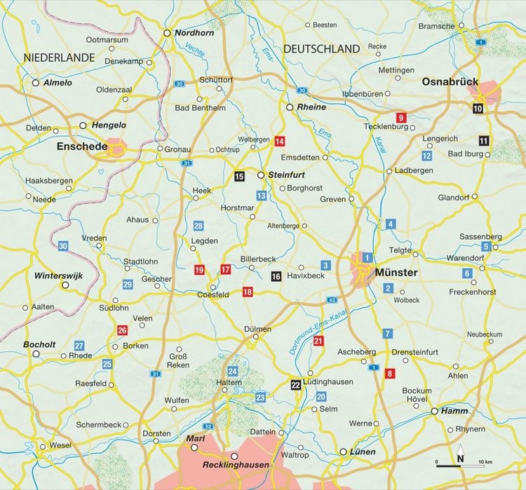Produktbild: Das M&uuml;nsterland erfahren