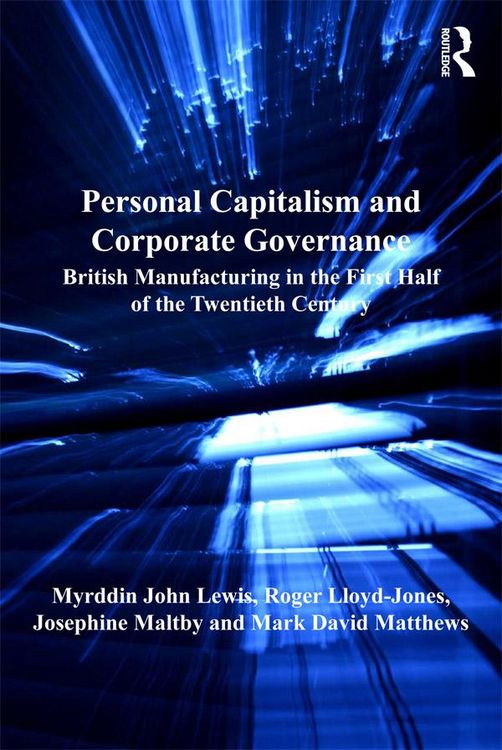 Produktbild: Personal Capitalism and Corporate Governance