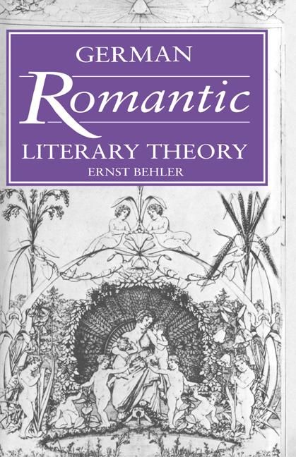 Produktbild: German Romantic Literary Theory