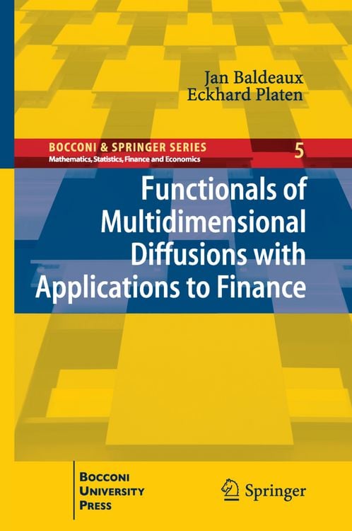 Produktbild: Functionals of Multidimensional Diffusions with Applications to Finance