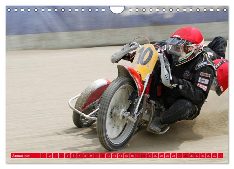 Produktbild: Speedway Sandbahn (Wandkalender 2026 DIN A4 quer), CALVENDO Monatskalender