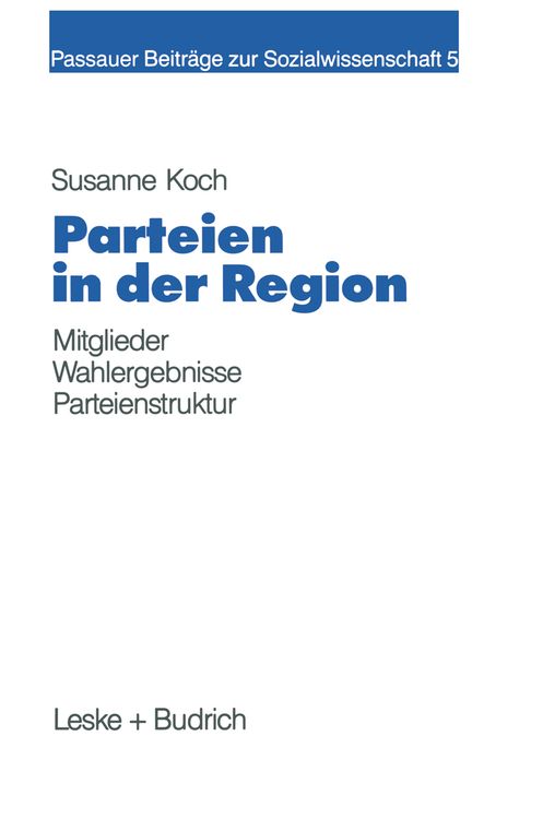 Produktbild: Parteien in der Region