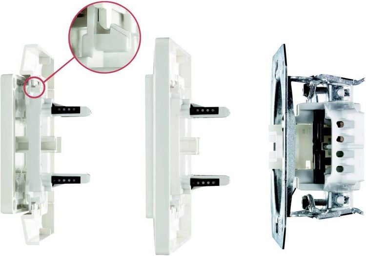 Produktbild: Siemens Abdeckung Wechselschalter, Ausschalter, Kreuzschalter Delta Wei&szlig; 5TG6201