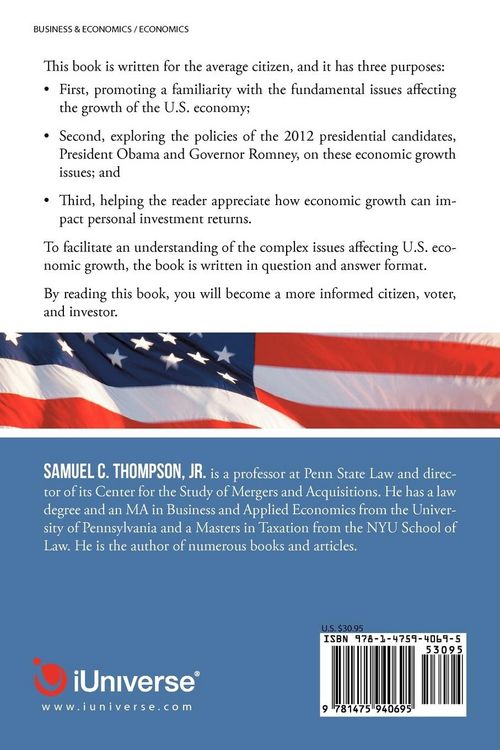 Produktbild: The Obama Vs. Romney Debate On Economic Growth