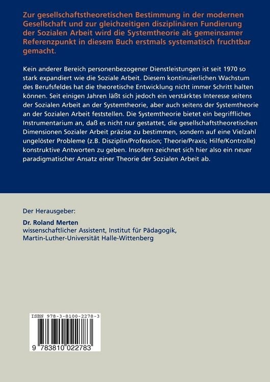 Produktbild: Systemtheorie Sozialer Arbeit