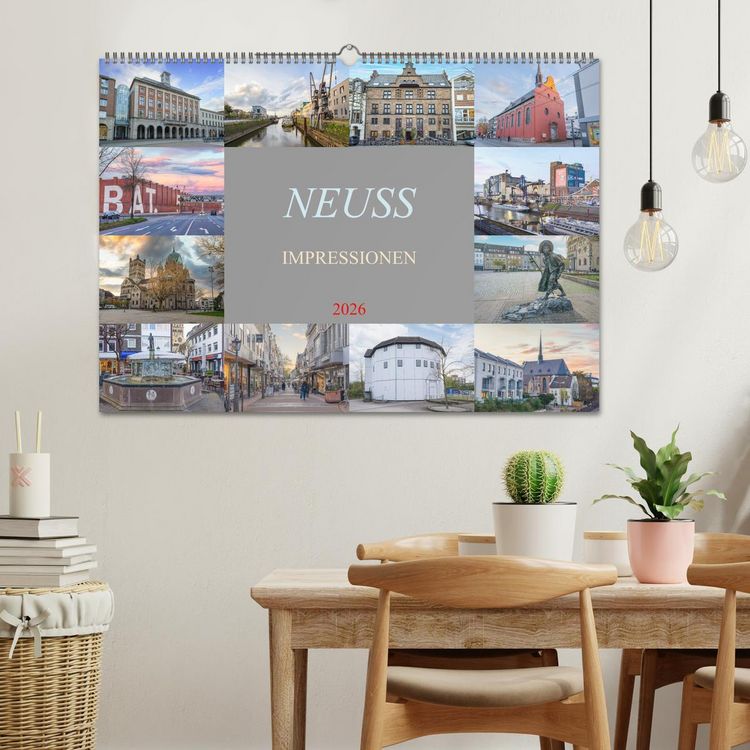 Produktbild: Neuss Impressionen (Wandkalender 2026 DIN A2 quer), CALVENDO Monatskalender