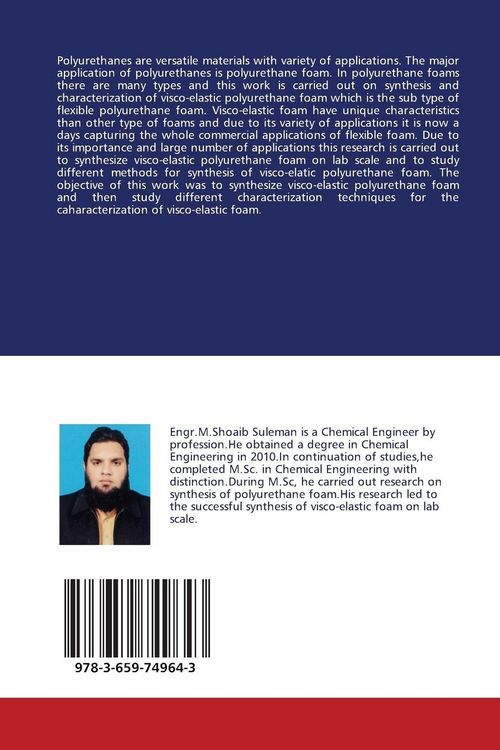Produktbild: Synthesis and Characterization of polyurethane foam