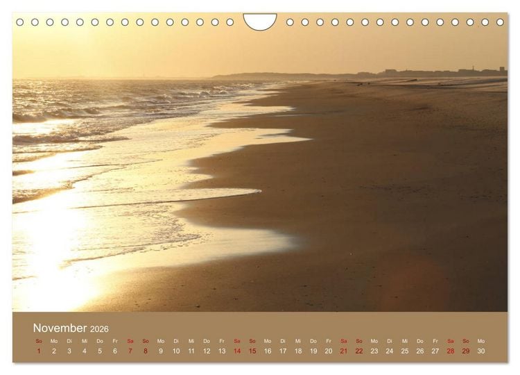 Produktbild: Norderney - Meine Trauminsel (Wandkalender 2026 DIN A4 quer), CALVENDO Monatskalender