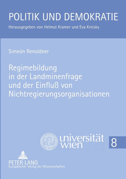 Produktbild: Regimebildung in der Landminenfrage und der Einfluss von Nichtregierungsorganisationen