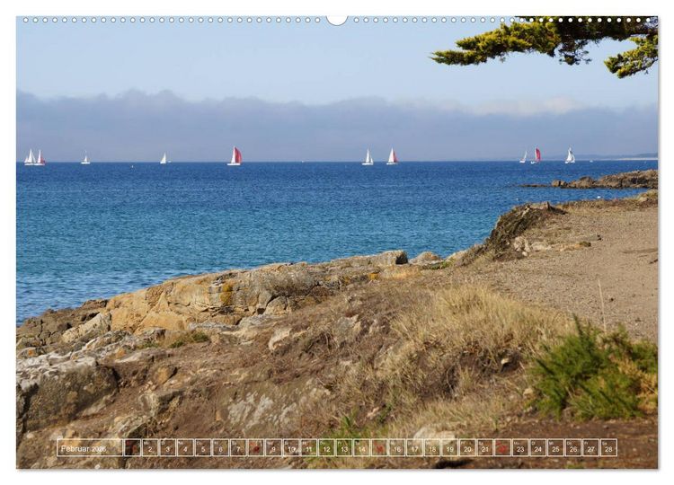 Produktbild: Anblicke und Ausblicke in der Bretagne (hochwertiger Premium Wandkalender 2026 DIN A2 quer), Kunstdruck in Hochglanz