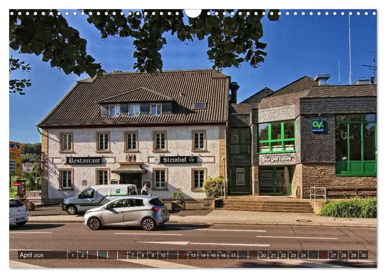 Produktbild: Stadtansichten Overath - Die charmante Stadt an Agger und S&uuml;lz (Wandkalender 2026 DIN A3 quer), CALVENDO Monatskalender