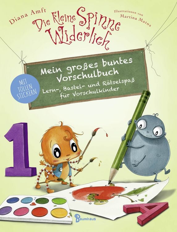 Produktbild: Die kleine Spinne Widerlich - Mein gro&szlig;es buntes Vorschulbuch