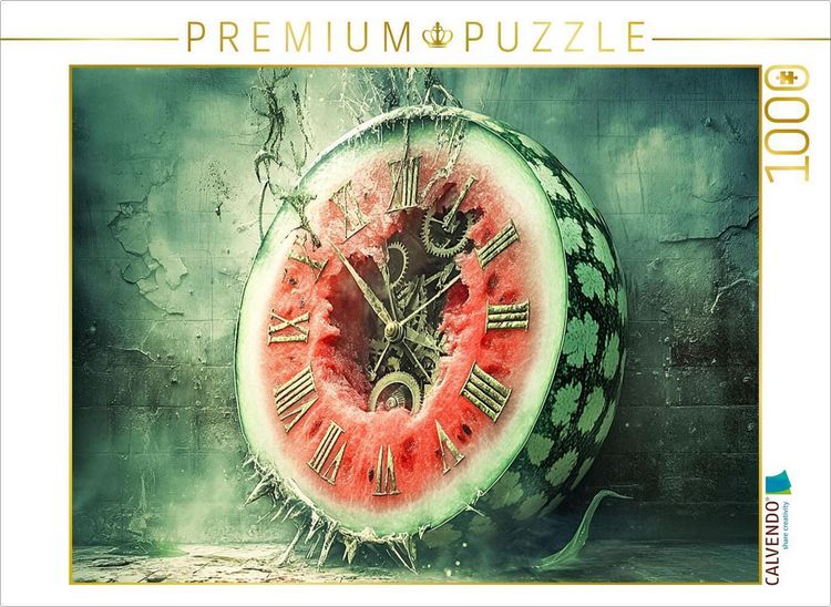 Produktbild: CALVENDO Puzzle Saftige Melone | 1000 Teile Lege-Gr&ouml;&szlig;e 64x48cm Foto-Puzzle f&uuml;r gl&uuml;ckliche Stunden