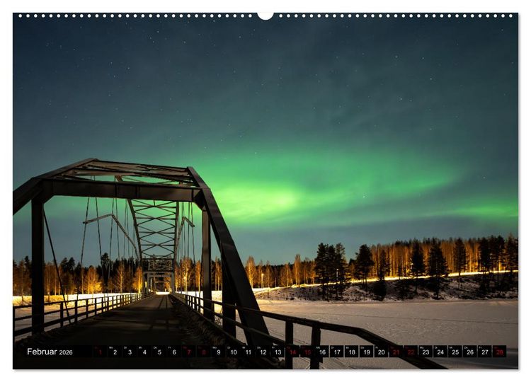 Produktbild: AURORA BOREALIS tanzt (Wandkalender 2026 DIN A2 quer), CALVENDO Monatskalender