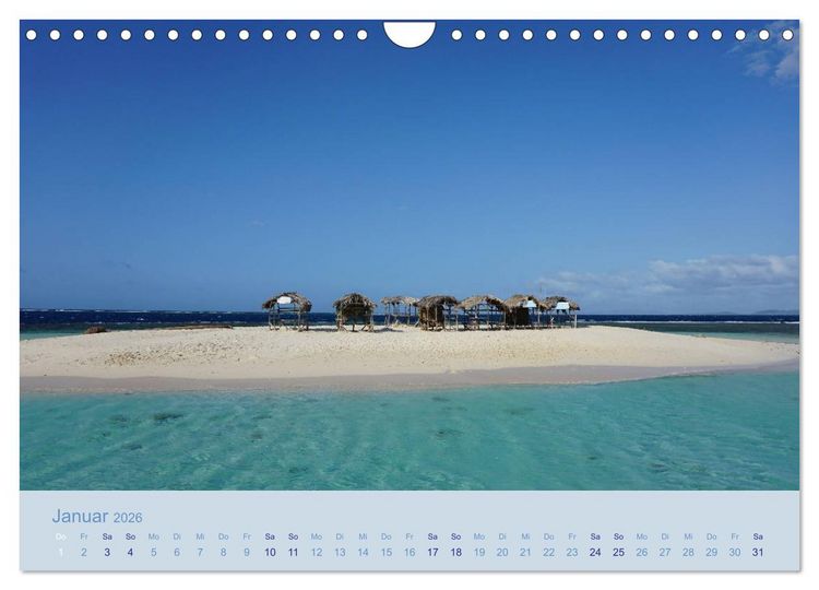 Produktbild: Tropentraum - Impressionen aus der Dominikanischen Republik (Wandkalender 2026 DIN A4 quer), CALVENDO Monatskalender