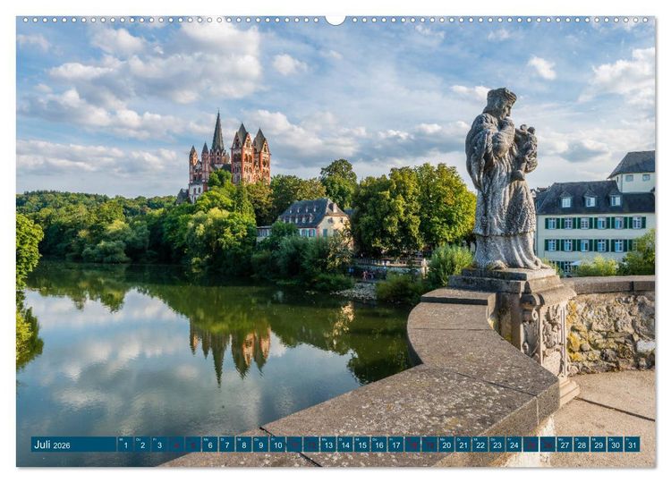 Produktbild: Historisches Limburg (hochwertiger Premium Wandkalender 2026 DIN A2 quer), Kunstdruck in Hochglanz