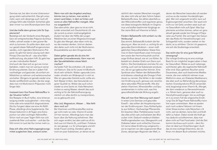 Produktbild: Die 28-Tage-Power-N&auml;hrstoffkur