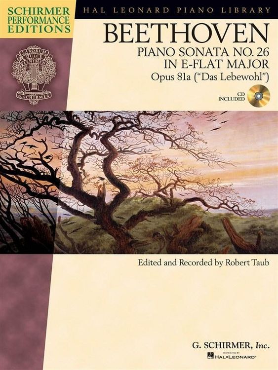 Produktbild: Beethoven: Piano Sonata No. 26 in E-Flat Major, Opus 81a ("Das Lebewohl")