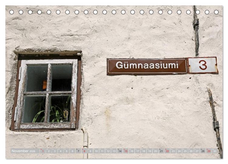 Produktbild: Die Altstadt von Tallinn (Tischkalender 2026 DIN A5 quer), CALVENDO Monatskalender