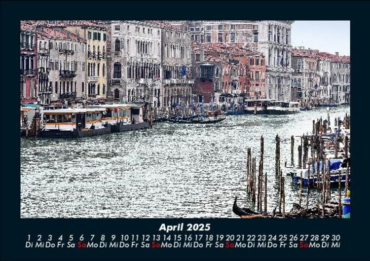 Produktbild: Venedig 2025 Fotokalender DIN A5