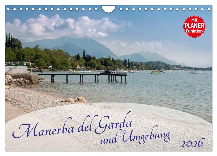 Produktbild: Gardasee - Manerba del Garda (Wandkalender 2026 DIN A4 quer), CALVENDO Monatskalender