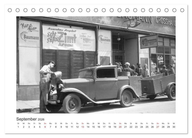 Produktbild: Leipzig : Fotografien von Karl Heinz Mai (1920-1964) (Tischkalender 2026 DIN A5 quer), CALVENDO Monatskalender