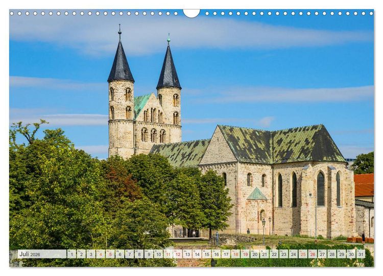 Produktbild: Magdeburg Impressionen (Wandkalender 2026 DIN A3 quer), CALVENDO Monatskalender