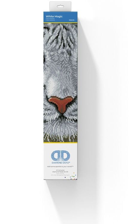 Produktbild: DIAMOND DOTZ - Diamond Painting Weisser Tiger