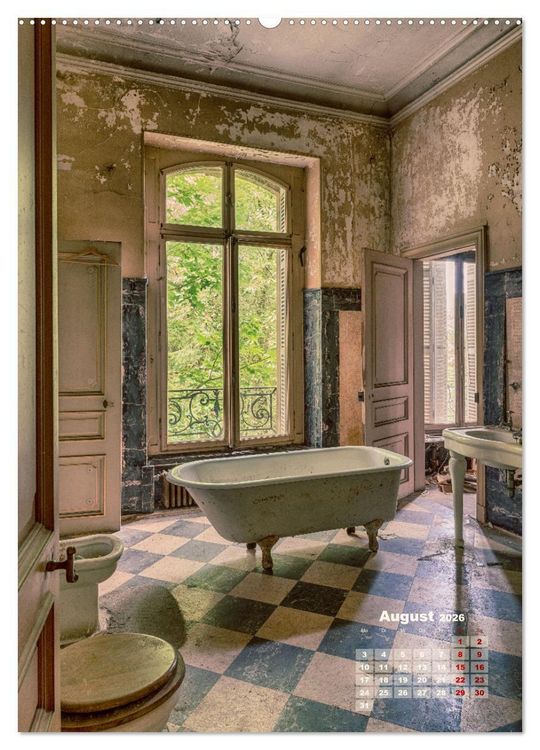Produktbild: Lost Places - morbide Sch&ouml;nheiten (Wandkalender 2026 DIN A2 hoch), CALVENDO Monatskalender