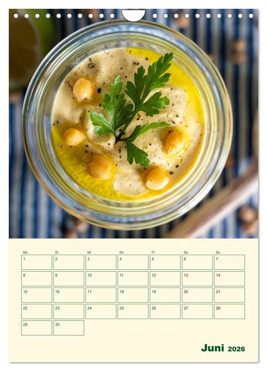 Produktbild: Vegetarische Vier Jahreszeiten (Wandkalender 2026 DIN A4 hoch), CALVENDO Monatskalender