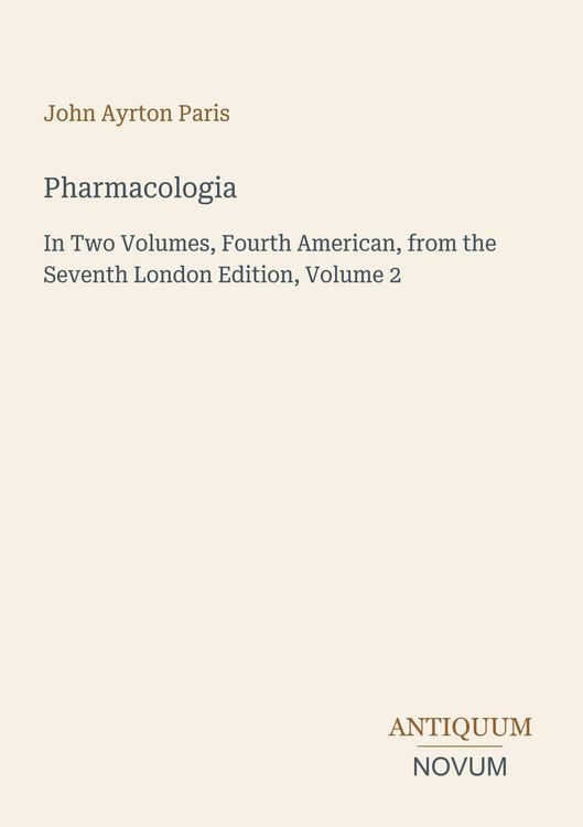 Produktbild: Pharmacologia
