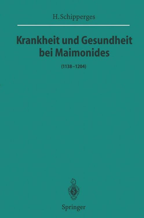 Produktbild: Krankheit und Gesundheit bei Maimonides