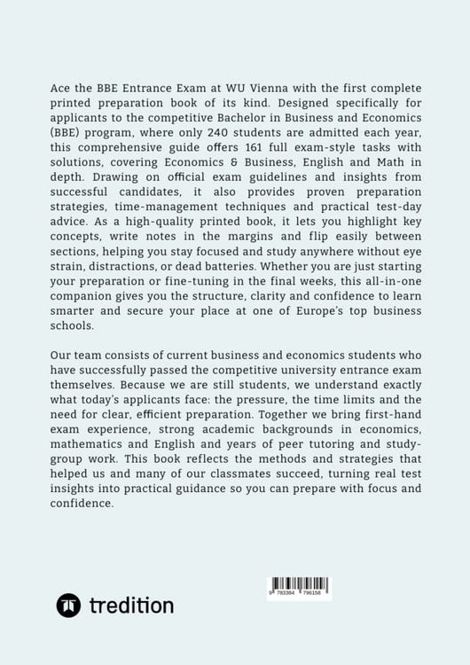 Produktbild: BBE Entrance Exam Preparation