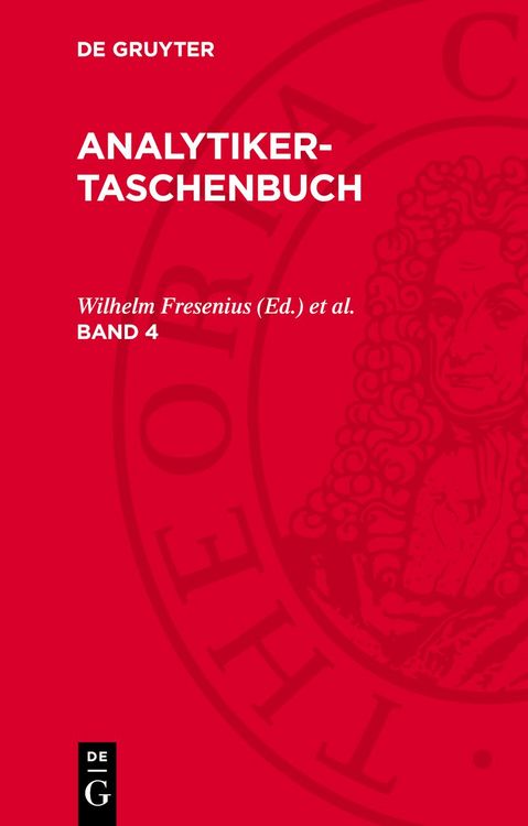 Produktbild: Analytiker-Taschenbuch. Band 4