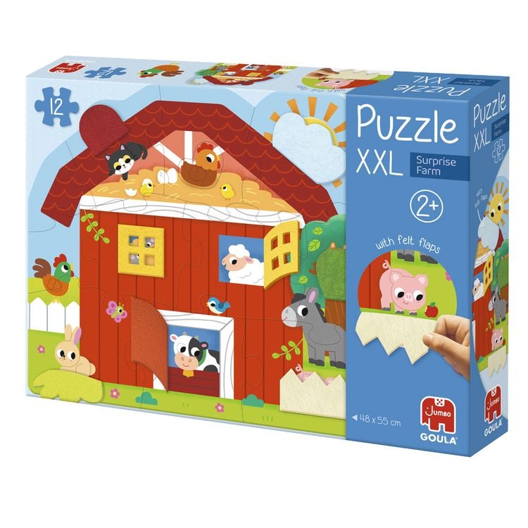 Produktbild: GOULA - XXL-Puzzle &Uuml;berraschungsbauernhof