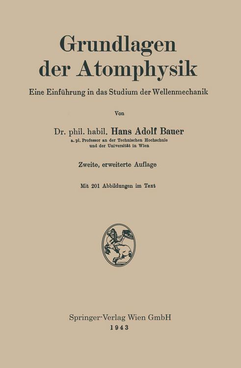 Produktbild: Grundlagen der Atomphysik