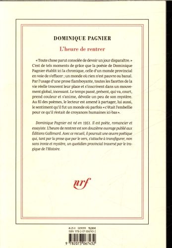 Produktbild: L'heure de rentrer : po&egrave;mes