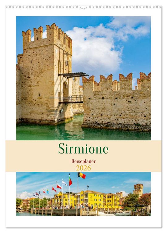Produktbild: Sirmione - Reiseplaner (Wandkalender 2026 DIN A2 hoch), CALVENDO Monatskalender