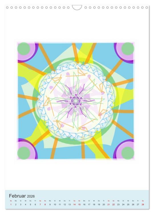 Produktbild: Transluzent-Mandalas (Wandkalender 2026 DIN A3 hoch), CALVENDO Monatskalender