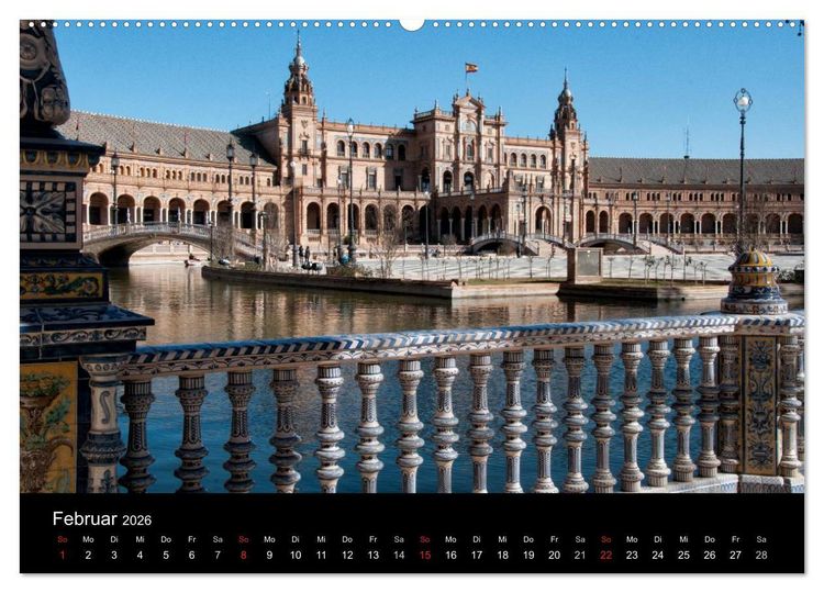 Produktbild: Andalusien (Wandkalender 2026 DIN A2 quer), CALVENDO Monatskalender