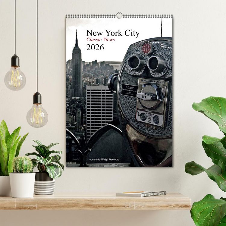 Produktbild: New York City 2026 &bull; Classic Views (Wandkalender 2026 DIN A2 hoch), CALVENDO Monatskalender