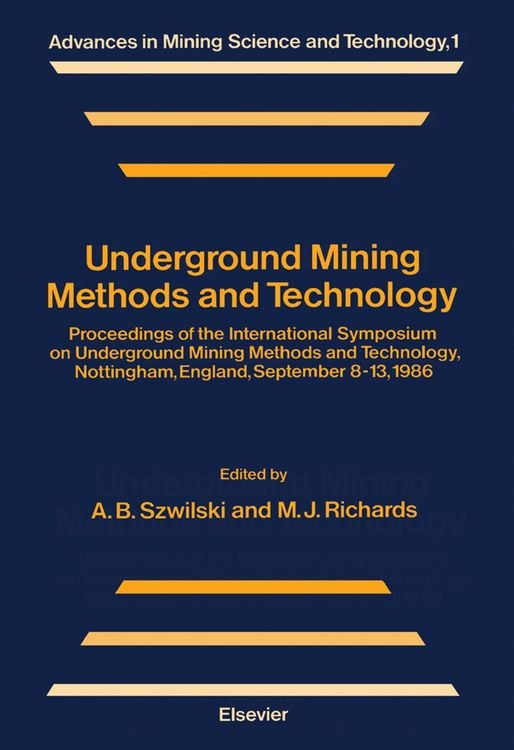 Produktbild: Underground Mining Methods and Technology
