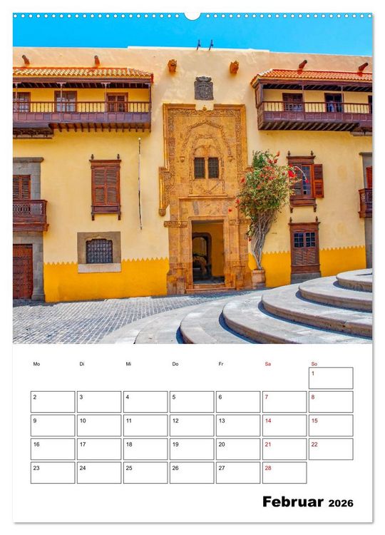 Produktbild: Las Palmas - ein traumhaftes Reiseziel (hochwertiger Premium Wandkalender 2026 DIN A2 hoch), Kunstdruck in Hochglanz