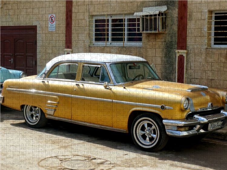 Produktbild: CALVENDO Puzzle Mercury Monterey - Ein Oldtimer der Sonderklasse 1000 Teile Lege-Gr&ouml;&szlig;e 64 x 48 cm Foto-Puzzle Bild von Henning von L&ouml;wis of Menar