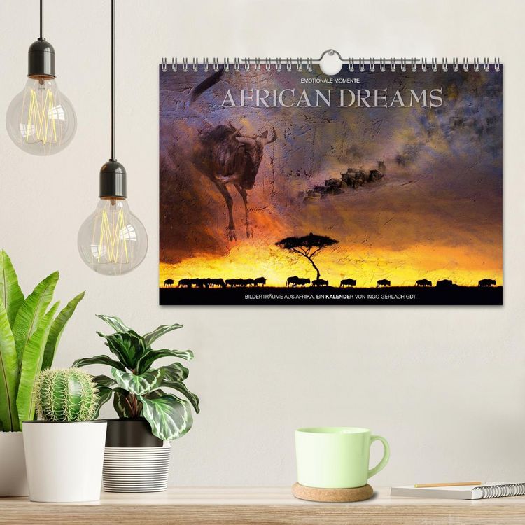 Produktbild: Emotionale Momente: African Dreams (Wandkalender 2026 DIN A4 quer), CALVENDO Monatskalender
