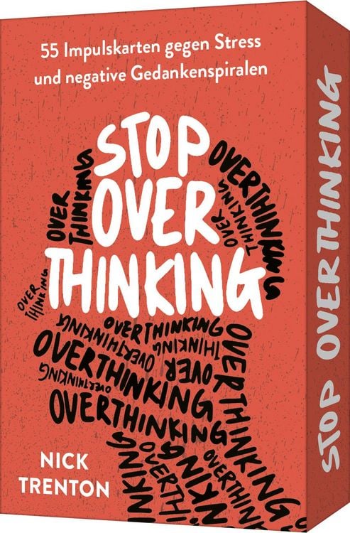 Produktbild: Stop Overthinking &ndash; 55 Impulskarten gegen Stress und negative Gedankenspiralen