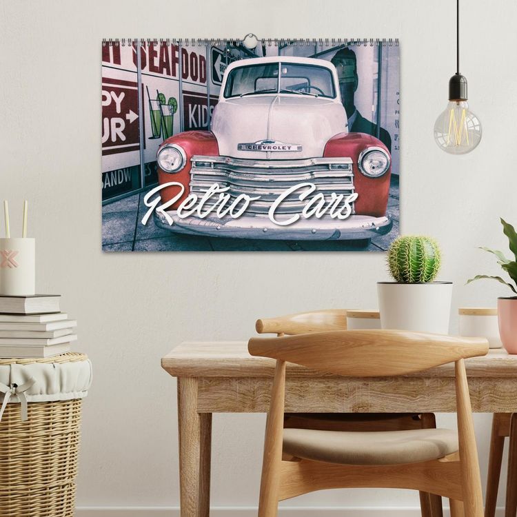 Produktbild: Retro Cars (Wandkalender 2026 DIN A3 quer), CALVENDO Monatskalender