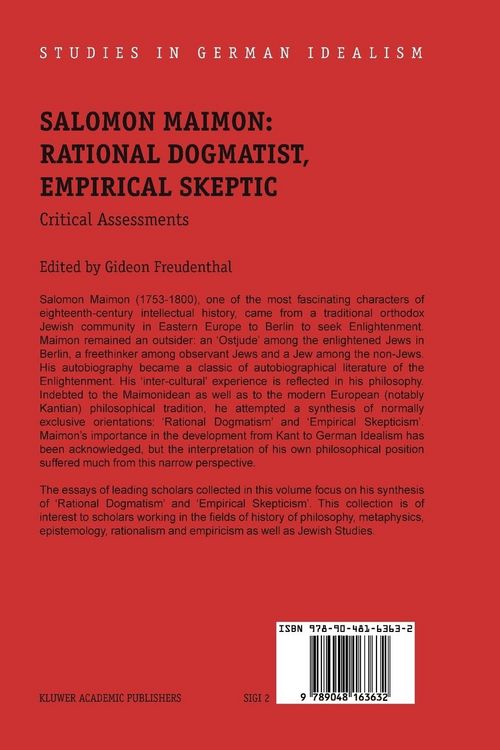 Produktbild: Salomon Maimon: Rational Dogmatist, Empirical Skeptic