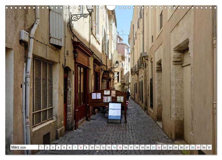 Produktbild: Frankreichs gro&szlig;e St&auml;dte - B&eacute;ziers (Wandkalender 2026 DIN A3 quer), CALVENDO Monatskalender